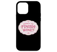Custodia per iPhone 12 mini Dov'è la fine Wine Lover Runner Running Race Joke Citazione