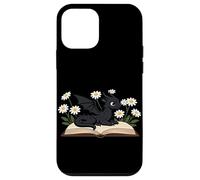 Custodia per iPhone 12 mini Dragon Reading Book Lover Fantasy Reader Bookworm Girls