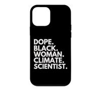 Custodia per iPhone 12 mini Droga Donna di colore Scienziato del clima Orgoglio afroamericano