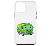 Custodia per iPhone 12 mini Dumpy The Garbage Truck Sorridente Personaggio Design per Bambini