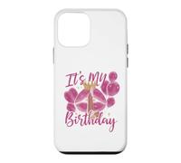 Custodia per iPhone 12 mini È il mio compleanno Afro Girl Crown Black Women Melanin Bday