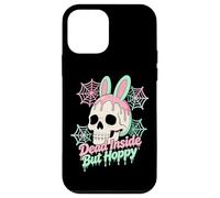 Custodia per iPhone 12 mini Easter Dead Inside ma Hoppy Skull Bunny Pastel Goth