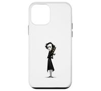 Custodia per iPhone 12 mini Edgar Allan Poe Beloved Cat