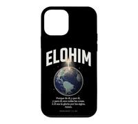 Custodia per iPhone 12 mini Elohim All Things Are From Him Christian Spanish Bibbia Verse