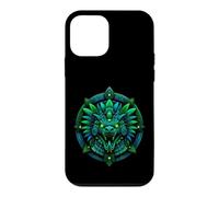 Custodia per iPhone 12 mini Emblema del tempio incandescente della reliquia del serpente piumato