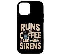 Custodia per iPhone 12 mini EMS paramedico corre sul caffè e sull'umorismo delle sirene