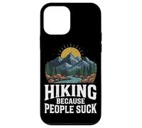 Custodia per iPhone 12 mini Escursionismo perché la gente succhia divertente all'aperto grafica montagna
