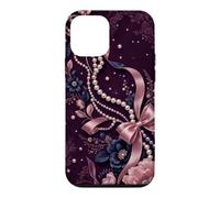 Custodia per iPhone 12 mini Estetica romantica dell'arco della costellazione delle perle come le perle