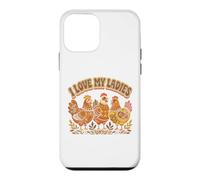 Custodia per iPhone 12 mini Farming I love My Ladies Funny Chicken Lovers
