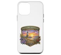 Custodia per iPhone 12 mini Faro di Barcellona State Park New York novità souvenir