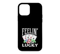 Custodia per iPhone 12 mini Feelin Lucky Casino che gioca le carte da poker Vegas Chips