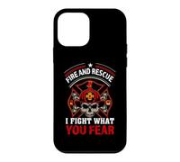 Custodia per iPhone 12 mini Fire and Rescue I Fight What You Fear Brave Firefighter