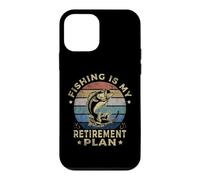 Custodia per iPhone 12 mini Fishing Is My Retirement Plan Cool Fishing Graphic Fisherman