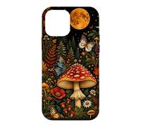 Custodia per iPhone 12 mini Flora di funghi Amanita botanici vintage