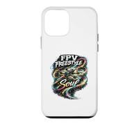 Custodia per iPhone 12 mini FPV Freestyle Soul Quad Pilot Drone Vintage Art Gift