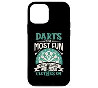 Custodia per iPhone 12 mini Freccette Giocatore Freccette Gioco Dart Giocatore Freccette Lover Lancio