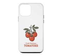 Custodia per iPhone 12 mini Fresh Delicious Tomatoes Vintage Garden Lover Farmer Market