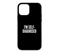 Custodia per iPhone 12 mini Fun I'm Self-Diagnosed Therapy Joke