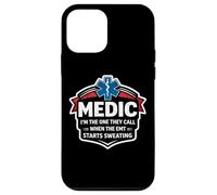Custodia per iPhone 12 mini Fun Medic I'm The One They Call When The EMT inizia a sudare