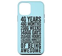 Custodia per iPhone 12 mini Funny 40th Birthday Shirt Old Meter Funny 40 Year Old Gifts