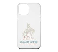 Custodia per iPhone 12 mini Funny Bull Rider Puoi fare qualsiasi cosa per 8 secondi