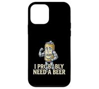 Custodia per iPhone 12 mini Funny Can Character Probabilmente ho bisogno di una birra