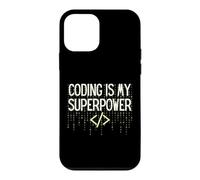 Custodia per iPhone 12 mini Funny Coding is My Superpower Coder Programmer