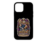 Custodia per iPhone 12 mini Funny For Dad King Of The Remote Ruler Of Nient'altro