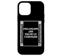 Custodia per iPhone 12 mini Funny Frank-ly Unhinged Pun Stamp Collecting Collector