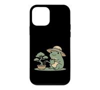 Custodia per iPhone 12 mini Funny Frog Bonsai Gardening Japanese Style Plant Lover