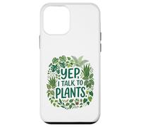 Custodia per iPhone 12 mini Funny Gardener Botanical Lover Sayings Yep, I Talk To Plants