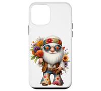 Custodia per iPhone 12 mini Funny Hippie Gnome Dad In Boho Hippie Pants For Women Groovy