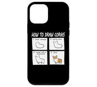 Custodia per iPhone 12 mini Funny How To Draw Pembroke Welsh Corgi Dog Lover