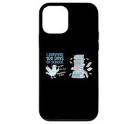 Custodia per iPhone 12 mini Funny I Survived 100 Days of School