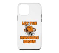 Custodia per iPhone 12 mini Funny Let the Madness Begin Basketball Bracket Players Lover