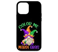 Custodia per iPhone 12 mini Funny Mardi Gras Quote For Women And Men With Carnival Gnome