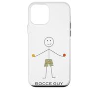 Custodia per iPhone 12 mini Funny Men Bocce Ball, Boy Bocci Gifts