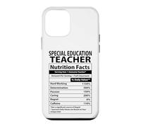 Custodia per iPhone 12 mini Funny Special Education Teacher Nutrition Facts label