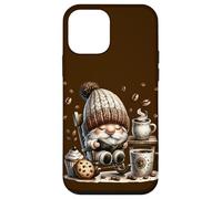 Custodia per iPhone 12 mini Funny Teacher Coffee Gnome Graphic With Cofffee And Books