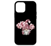Custodia per iPhone 12 mini Funny Valentines Gnome Decor For Girls With Pink Balloons
