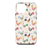 Custodia per iPhone 12 mini Funny Womens Backyard Retro Vintage Pattern Chicken Lover