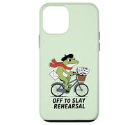 Custodia per iPhone 12 mini Fuori per uccidere prove divertente teatro rana su una bici