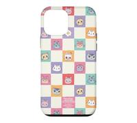 Custodia per iPhone 12 mini Gabby’s Dollhouse Checkerboard Faces All Over Print