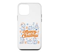 Custodia per iPhone 12 mini Gatti Meowy Natale Carino Gatti Natale