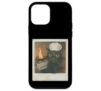 Custodia per iPhone 12 mini Gatto Chef Caos Meme per Amanti dei Gatti & Cat Dad