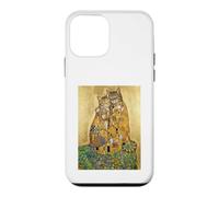 Custodia per iPhone 12 mini Gatto Giardino Bacio Gustav Klimt