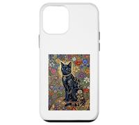 Custodia per iPhone 12 mini Gatto Gustav Klimt