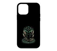 Custodia per iPhone 12 mini Gatto Nero Mistico Stregoneria Occulto Rune Pentacolo