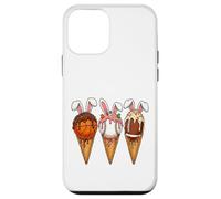 Custodia per iPhone 12 mini Gelato gocciolante basket baseball calcio coniglietto Pasqua