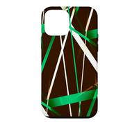 Custodia per iPhone 12 mini Geometria Urbana Nero Bianco Verde